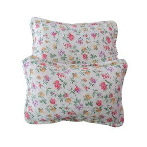 Reusable Sponge Pink Floral Dish Scrubby, Set of 2